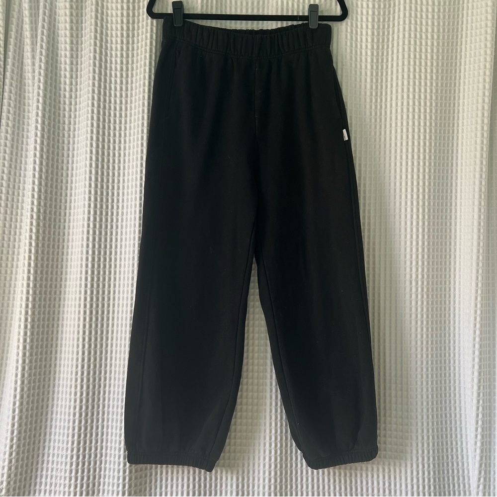 Le Bon Shoppe Black Elastic Waist Jogger Pants